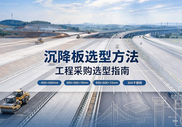 凉城沉降板选择方法